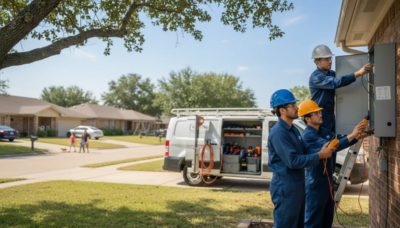 Certified electrician providing emergency electrical services in Wauneta, NE
